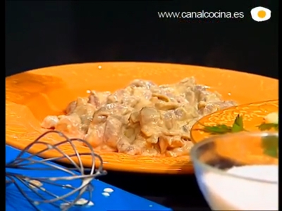 Pechuga de pollo con zumo de manzana - Diana Cabrera - Receta