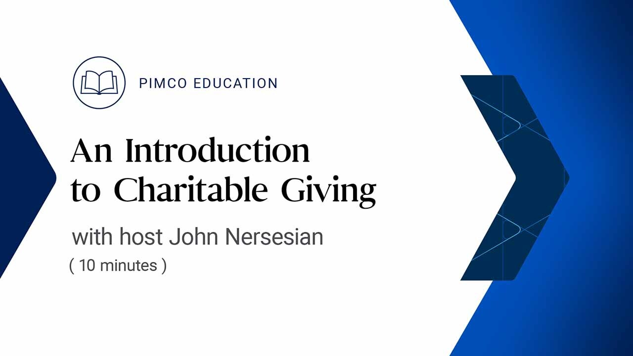 An Introduction to Charitable Giving
