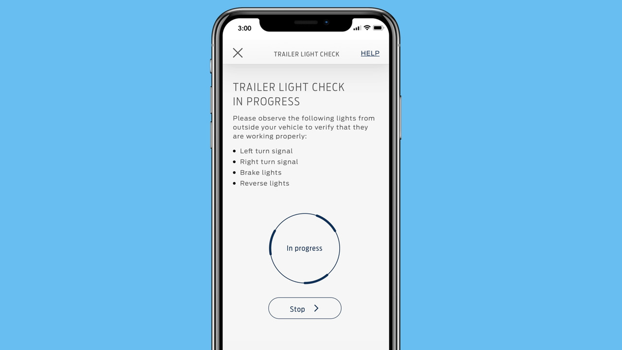 Fordpass CONNECT: F-150 Trailer Light Check