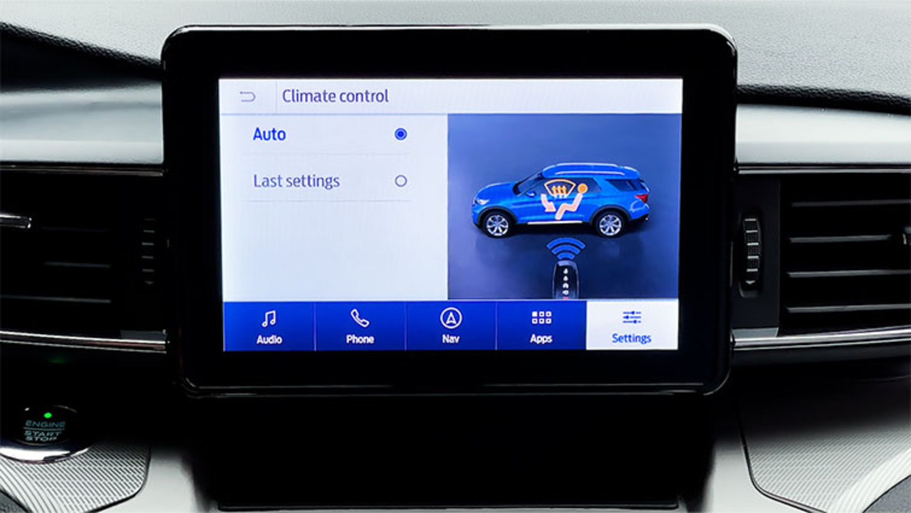 Setting Climate Controls During Remote Start