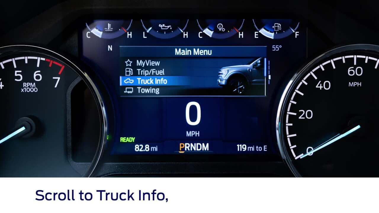 F-150 Oil Life Reminder Reset