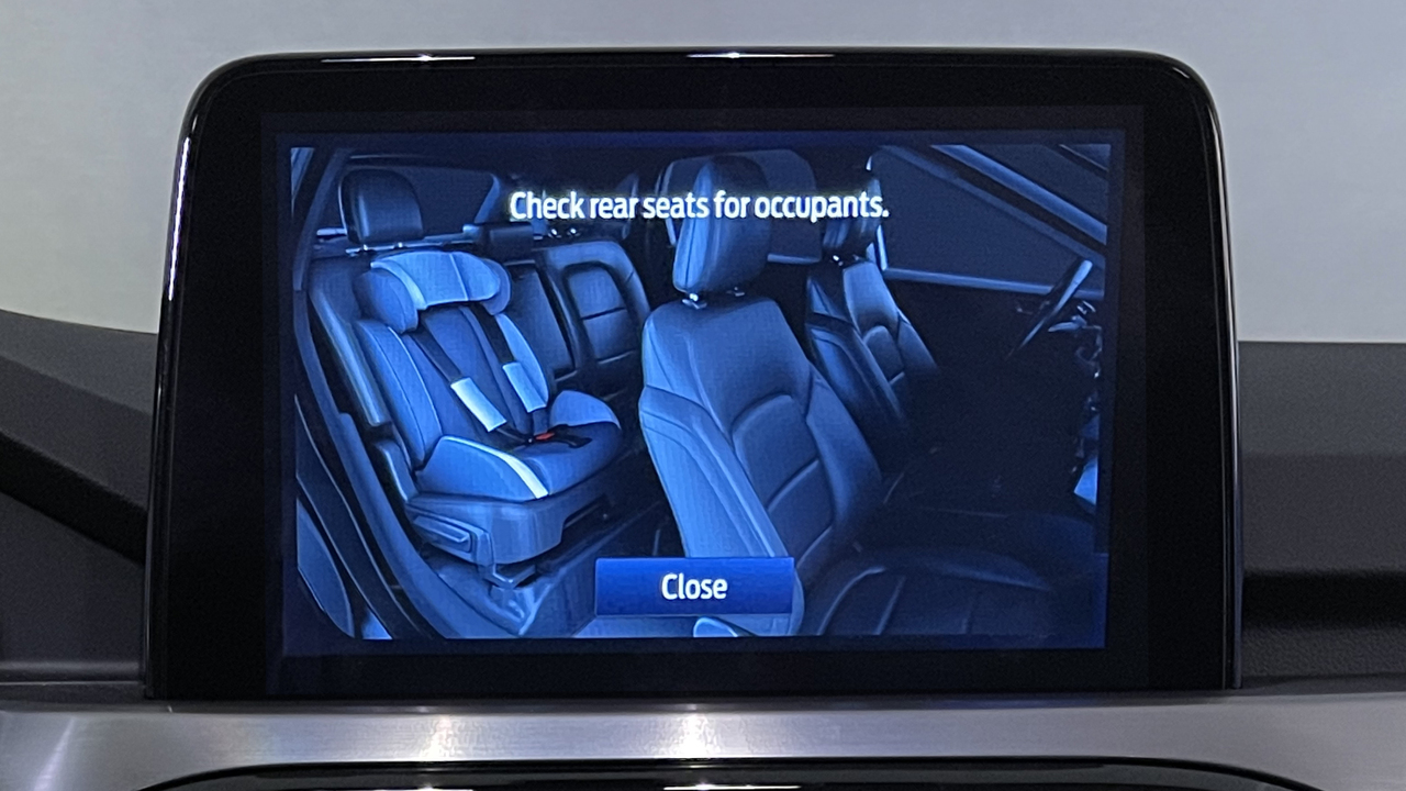 Rear Seat Occupant Alert System