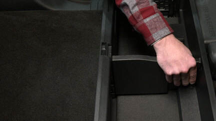 Folding Rear Seat Storage Box