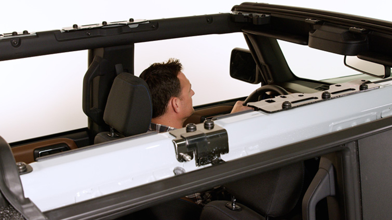 Removing The Hard Top Front Panels