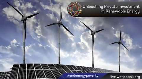 Estimular la inversión privada en energías renovables