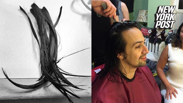 Lin-Manuel Miranda says goodbye to 'Hamilton' and his hair. 