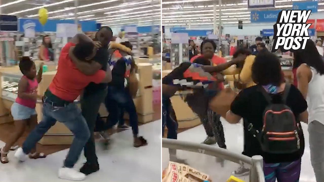 Brawl breaks out at Wal-Mart over line cutting | (video) New York Post