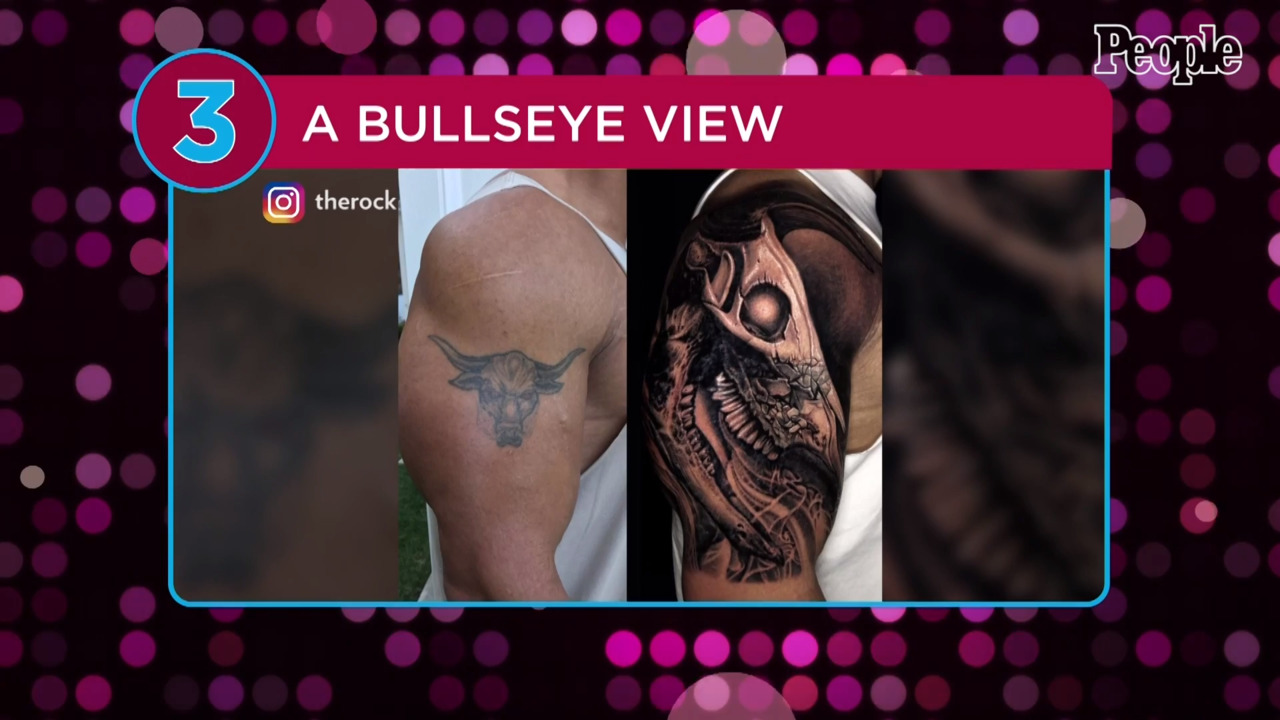 Dwayne Johnson Show Arm Tattoo Progress