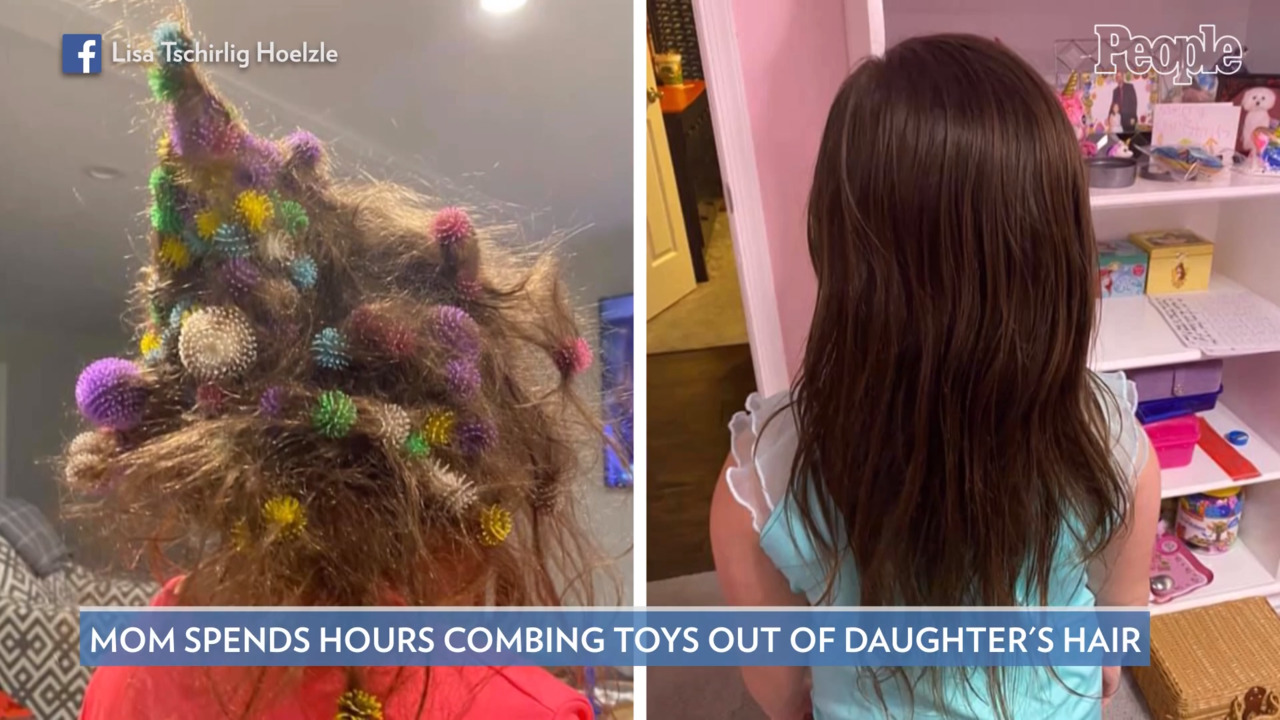 Mom Spends 20 Hours Combing Tiny Toys Out of Daughter's Hair