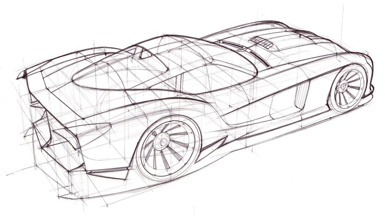 Ferrari F40 | Realistic Drawing on Behance