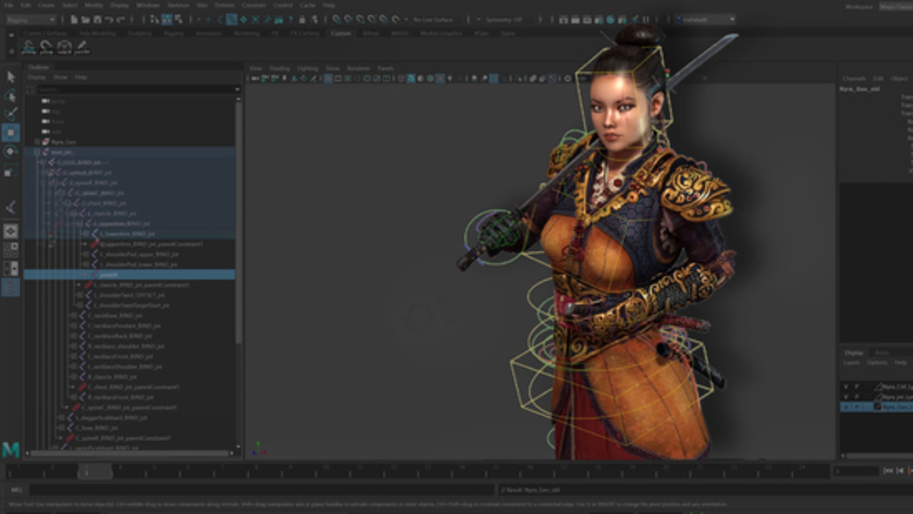 Character Rigging in Maya for Game Production | The Gnomon Workshop