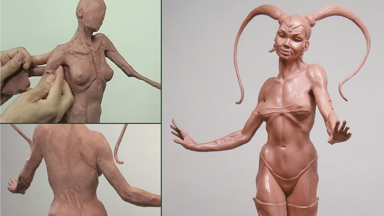 Sculpture Learning: How to sculpt a female torso 
