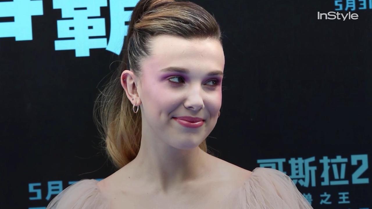 Millie Bobby Brown's Long Hair and Ponytail - Millie Bobby Brown's Hair