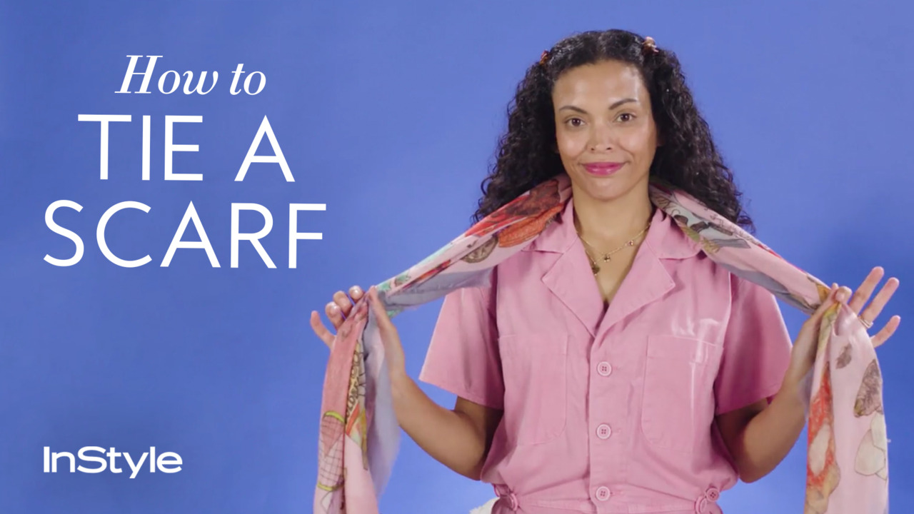 How to Tie a Scarf: A Step-By-Step Tutorial Video Showing 18 Ways to Wear a  Scarf