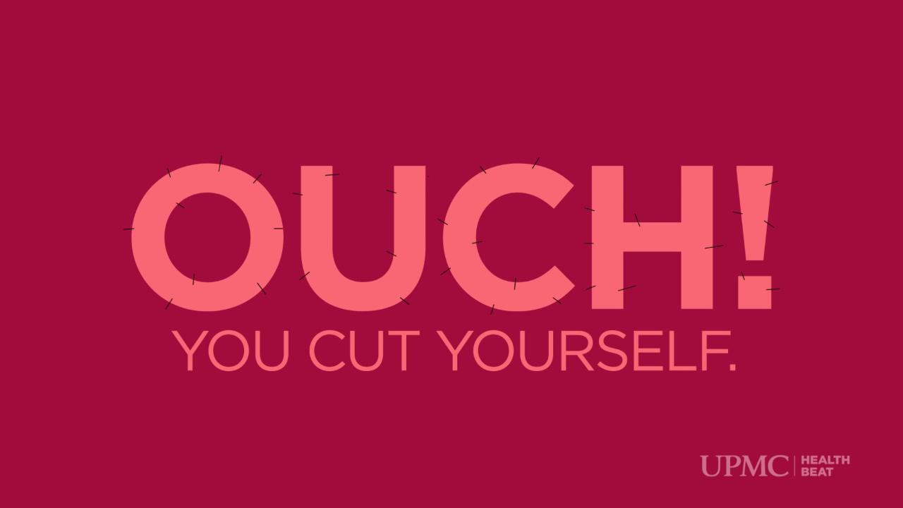 And where to cut yourself