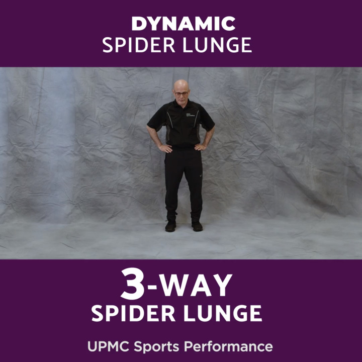 UPMC Sports Performance | Dynamic Spider Lunge Square