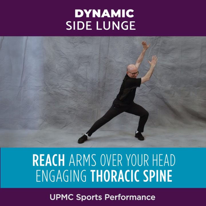 UPMC Sports Performance | Dynamic Side Lunge Square