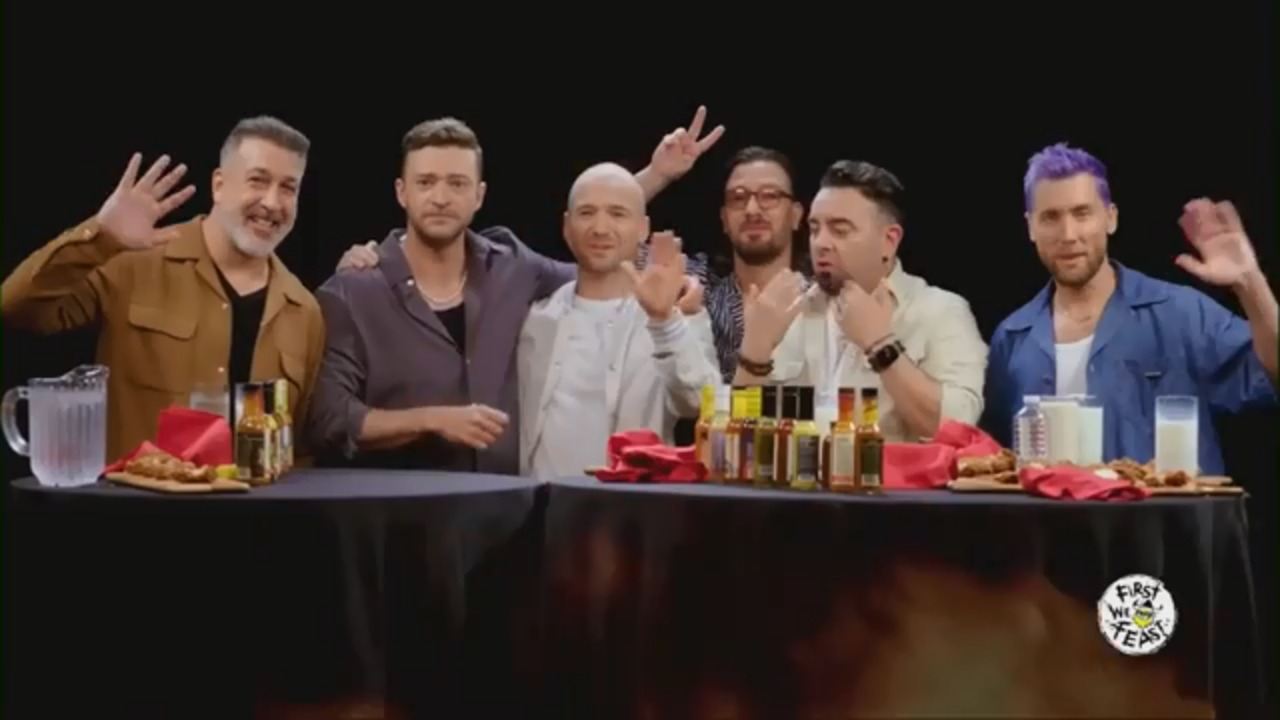 NSYNC Reunites for 'Hot Ones' — Get a First Look