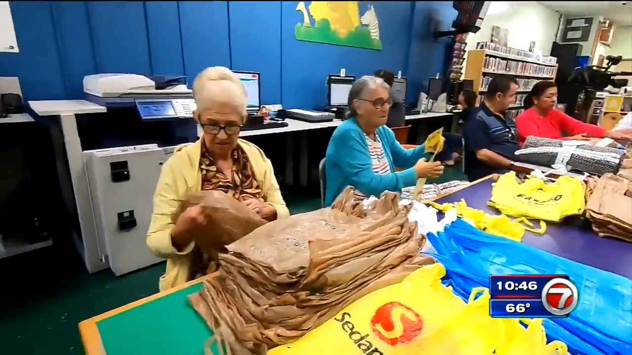 Helping Hands Volunteers Turn Plastic Bags Into Mats For Homeless