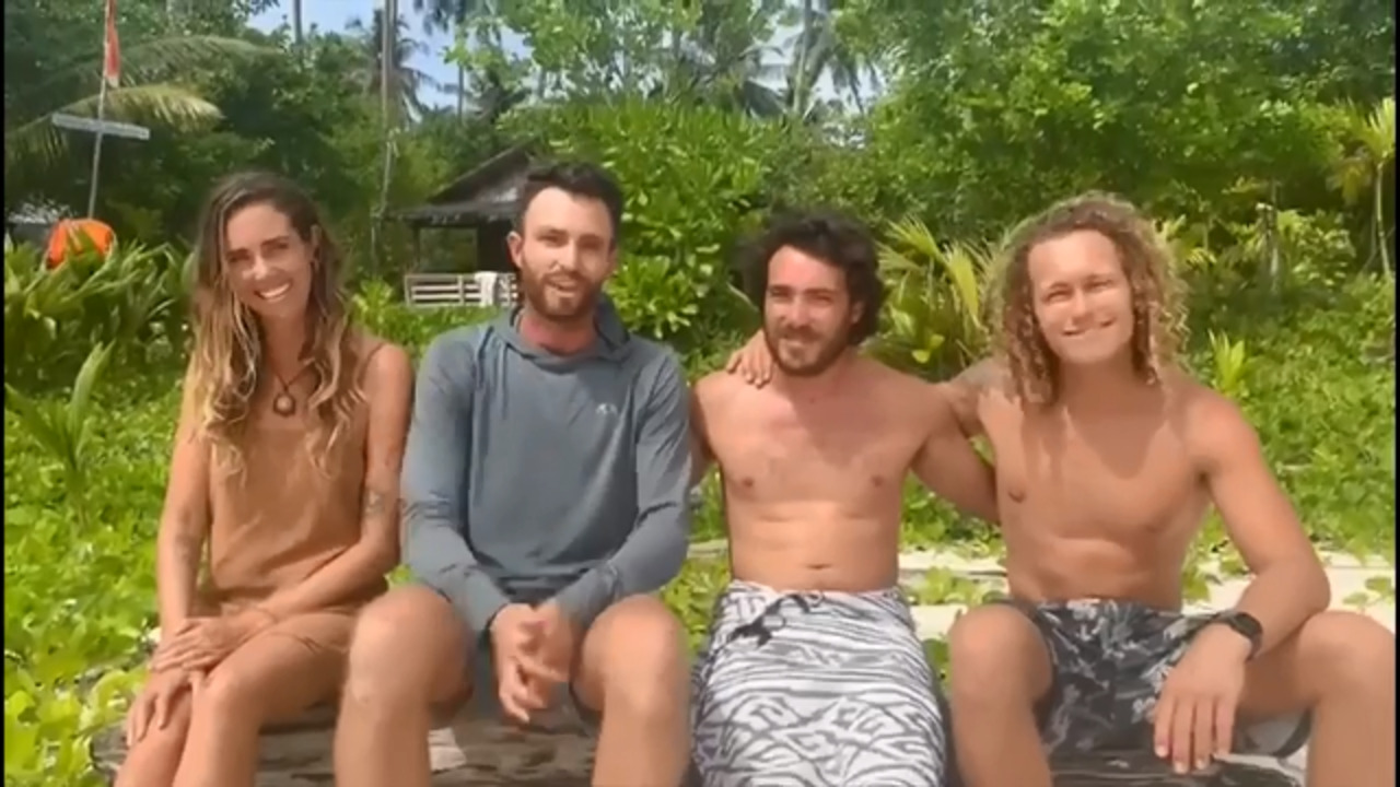 Australian surfers say they're 'stoked to be alive' after being lost at sea