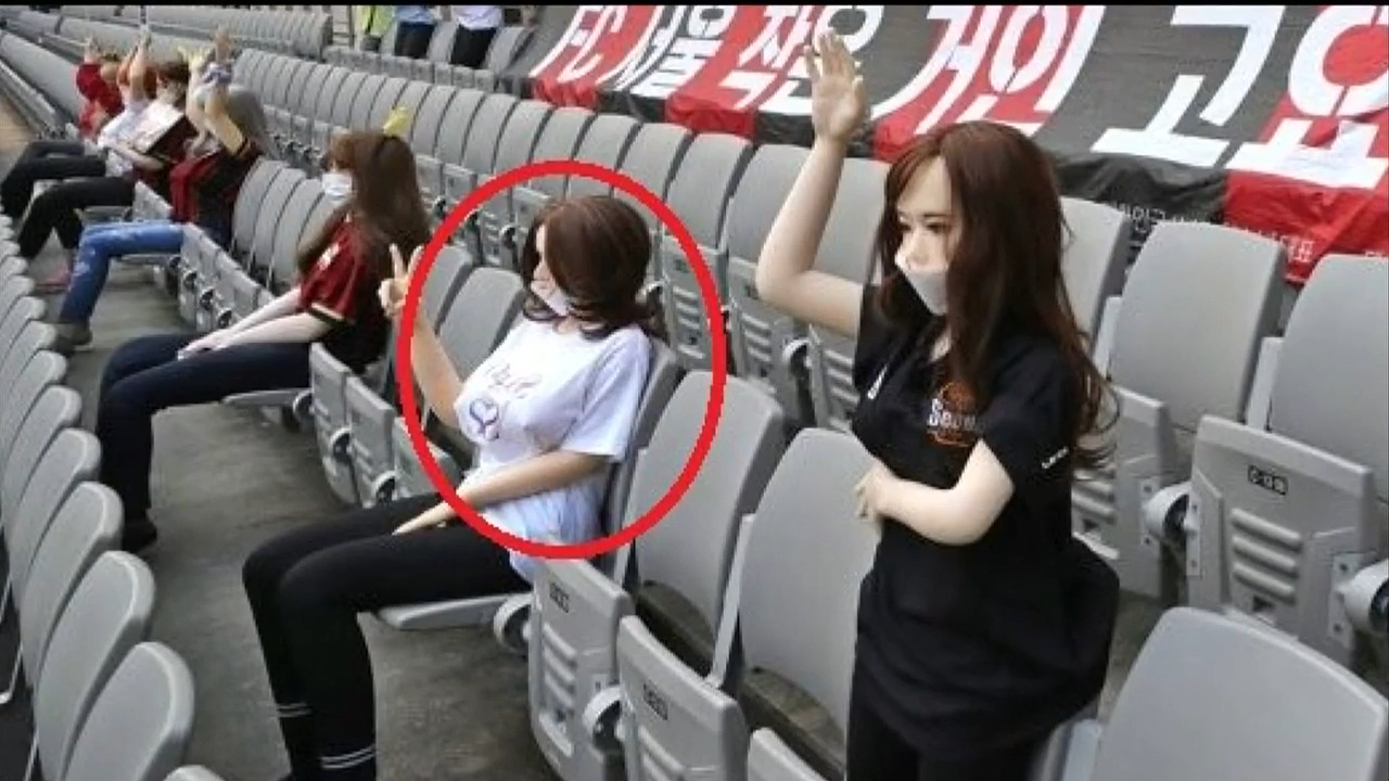 South Korean football club apologizes for filling stands with sex dolls