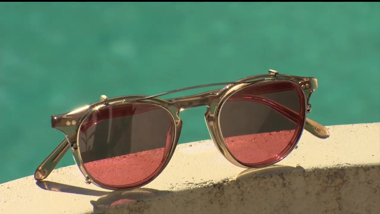 Johann Wolff | Kepler 48 Clip - Miami Eyewear Gold - Green