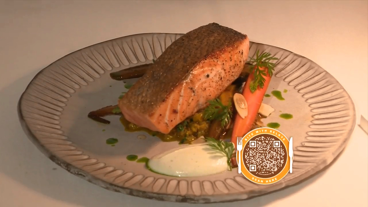 Roasted Salmon with Cauliflower Couscous / DUNE by Laurent Tourondel, Fort  Lauderdale