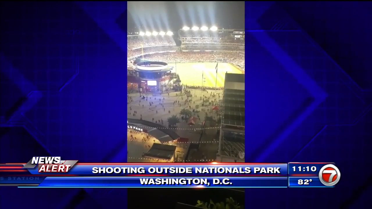 Padres-Nats game halted after reported shooting outside park