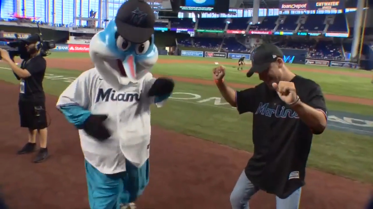 Billy the Marlin - Miami Marlins I'm not sure which took more