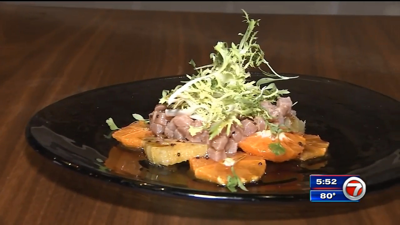 Citrus and Tuna Carpaccio/Naked Crab, Fort Lauderdale - WSVN 7News | Miami  News, Weather, Sports | Fort Lauderdale