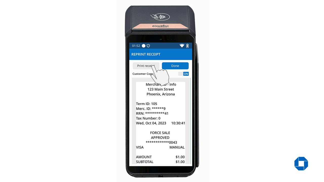 138. チャチャページ DX8000 – Reprint Receipt | Chase for Business | Chase.com