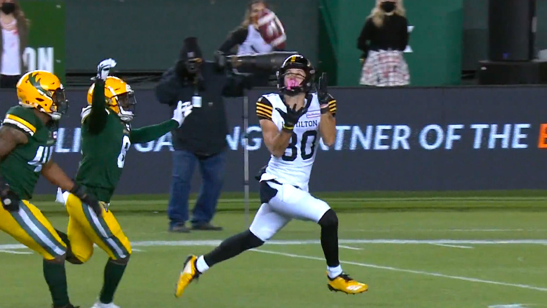 Masoli throws for 357 yards and three touchdowns in Ticats' 39-23