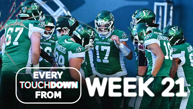  EVERY CFL Touchdown from Week 21!