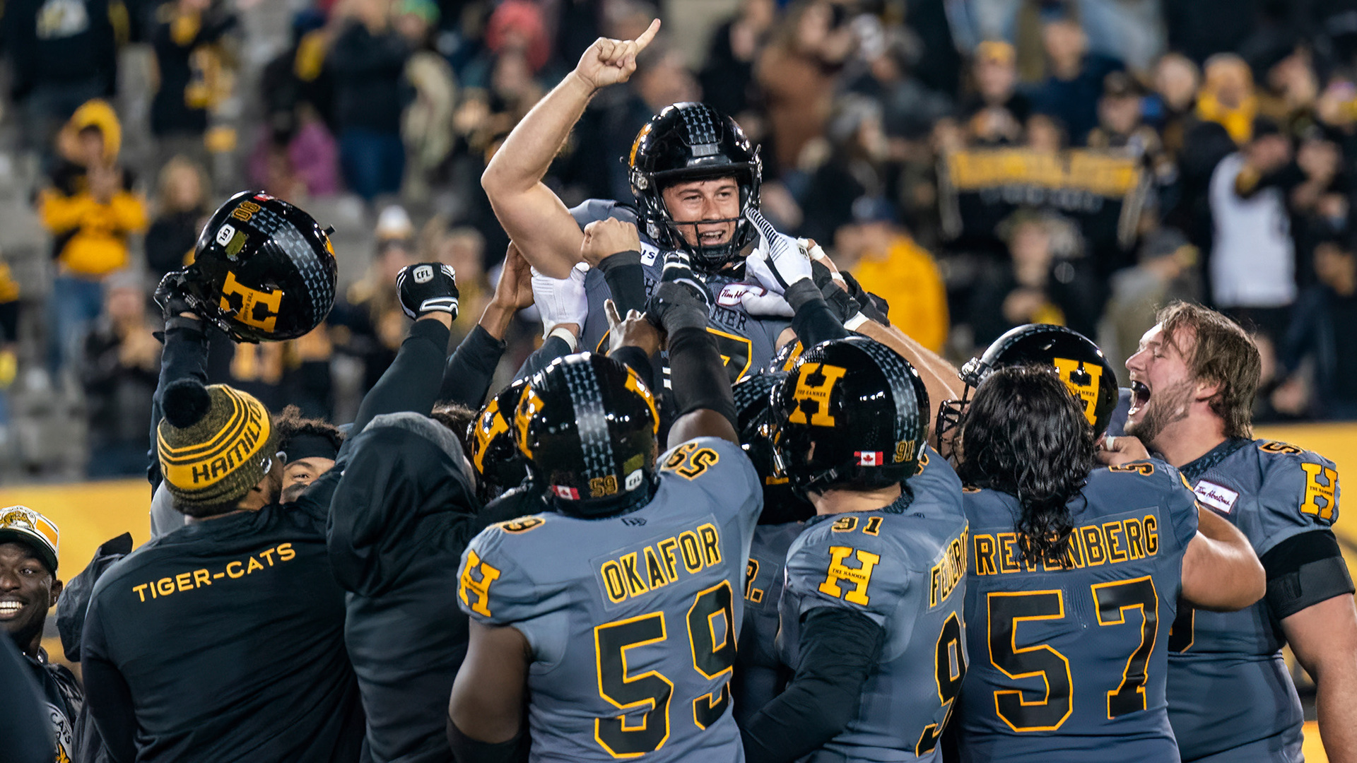 Canada. 29th Oct, 2022. Hamilton Tiger-Cats' Wes Hills (34) tries to make  his way past the Ottawa Redblacks defence during first half CFL football  action in Ottawa on Saturday, Oct. 29, 2022.