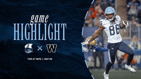 CFL Game Highlights | Week 17 Toronto at Winnipeg , September 25, 2026