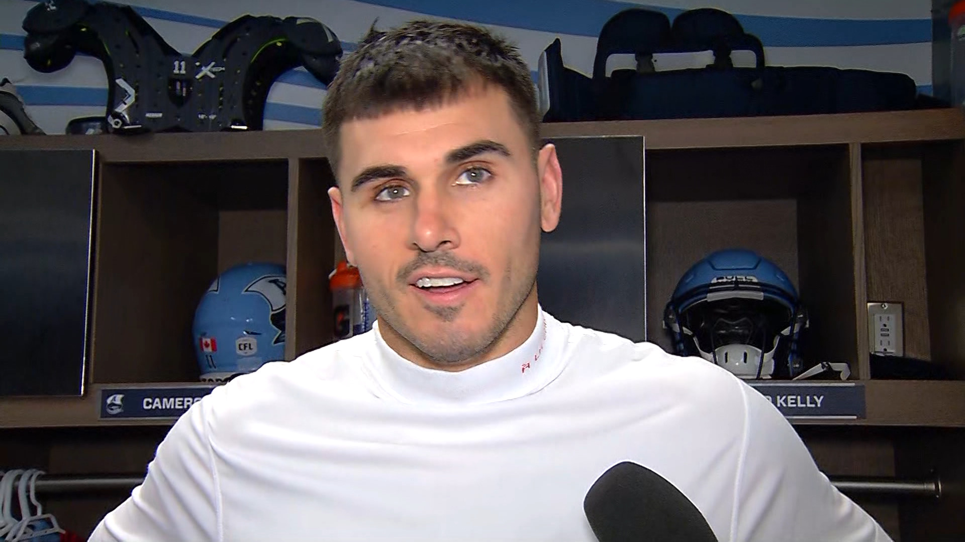 Chad Kelly  Post Game - October 29, 2022 - Toronto Argonauts