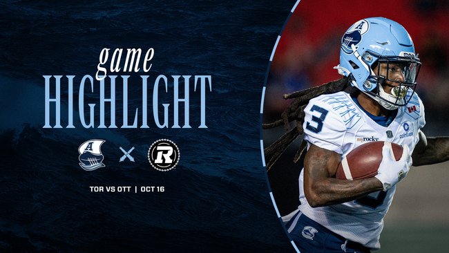 CFL Game Highlights | Week 20 Toronto vs Ottawa, October 16, 2026