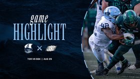 CFL Game Highlights | Week 13 Toronto at Saskatchewan, August 29, 2026