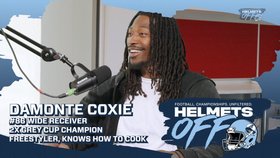 Damonte Coxie on Life in Canada, His CFL Journey & What He Calls Cooking | Helmets Off