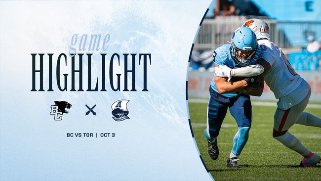 CFL Game Highlights | Week 18 Toronto vs BC, October 3, 2026