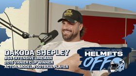 Starting Football in Grade 11: Dakoda Shepley on Acting, UBC, Tattoos & More | Helmets Off Podcast