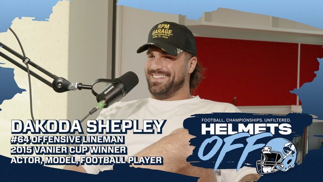 Starting Football in Grade 11: Dakoda Shepley on Acting, UBC, Tattoos & More | Helmets Off Podcast