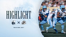 CFL Game Highlights | Week 14 Toronto at Hamilton, September 7, 2026