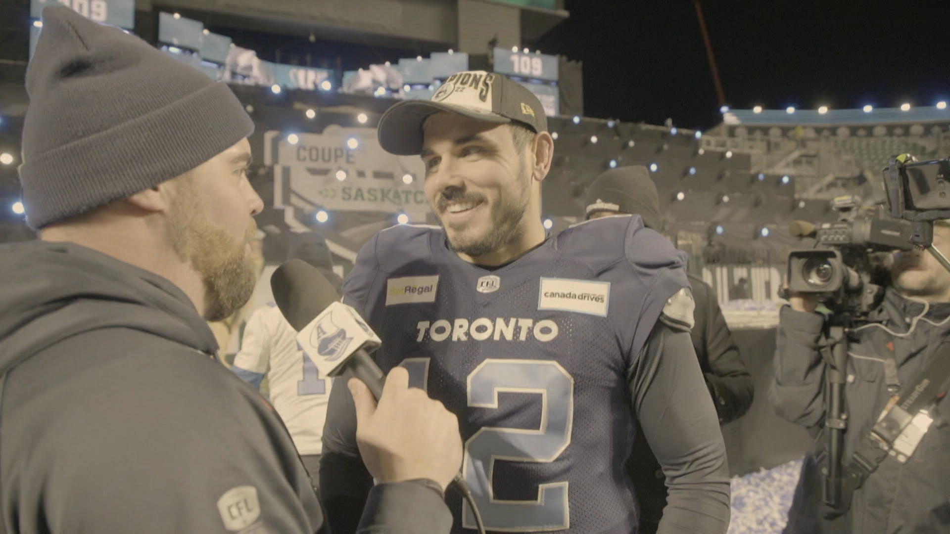 Chad Kelly Media Availability, Argos Grey Cup Championship Rally