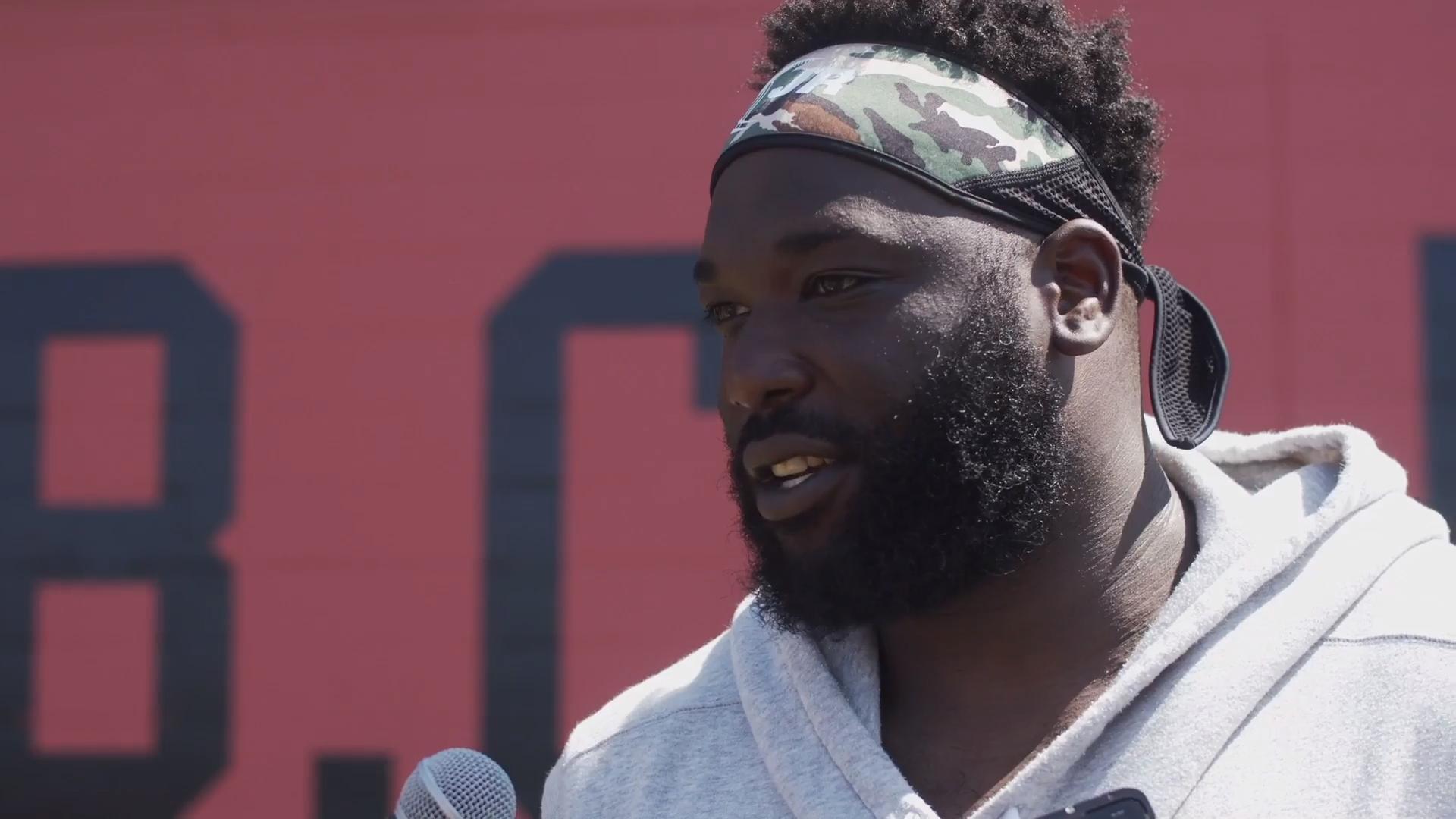 Post Practice  Justin Renfrow Aug. 7 - BC Lions