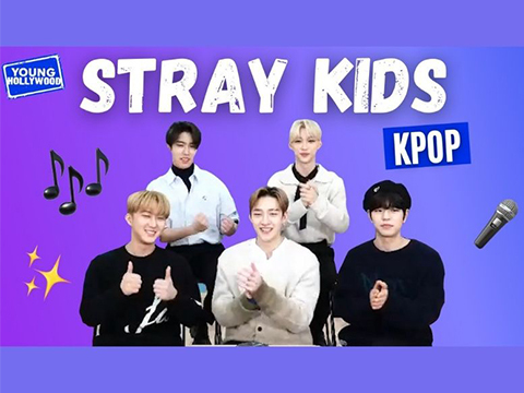 K-Pop Group Stray Kids Thank Their Fans | Young Hollywood