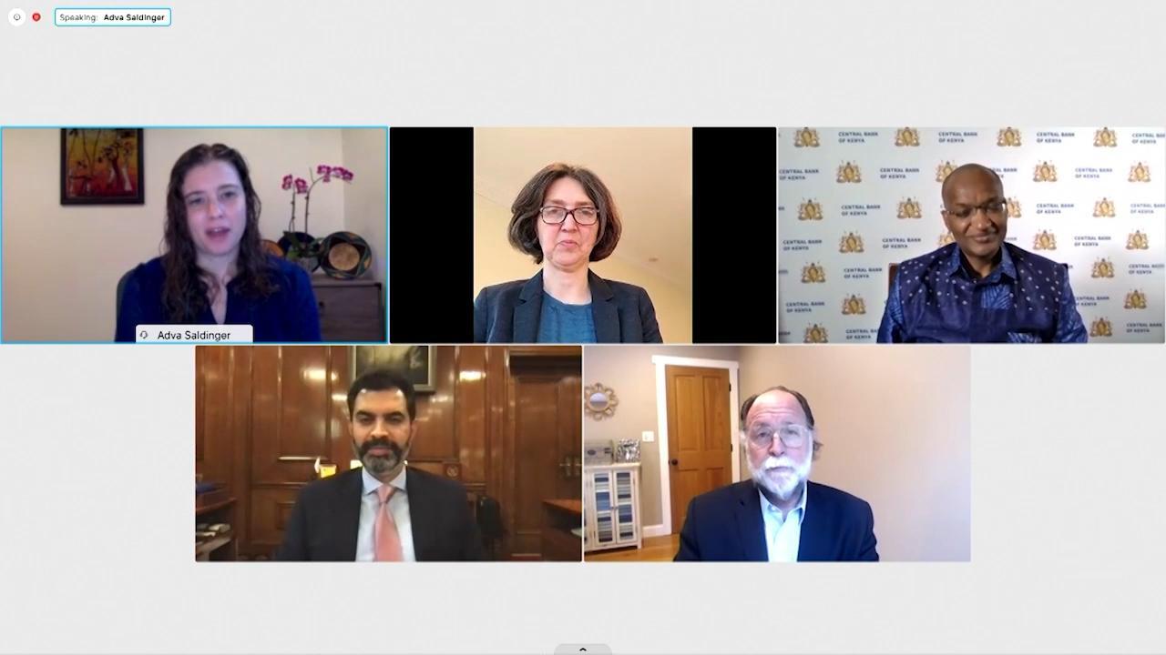 Adva Saldinger, Reza Baqir, Rachel Glennerster, Ricardo Hausmann, Patrick Ngugi Njoroge