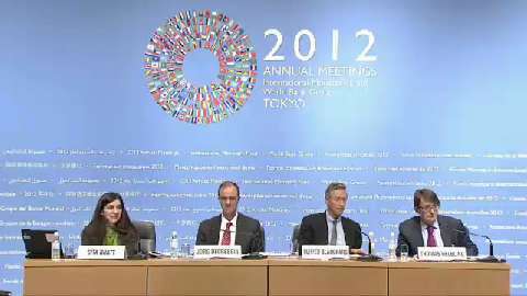 Arabic: Press Conference - World Economic Outlook (WEO) Main Chapters, October 2012