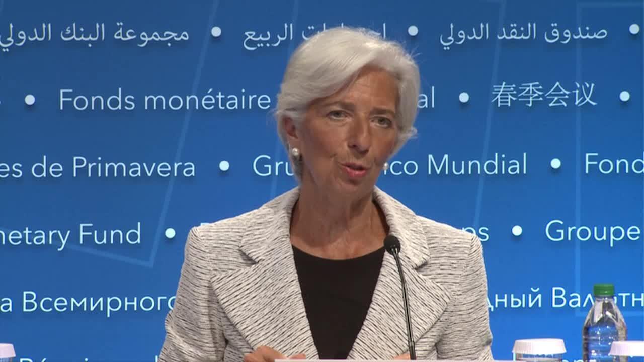French: IMF Managing Director Press Conference