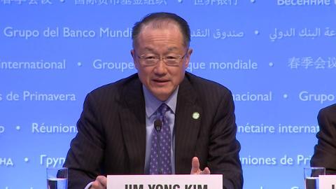 FRENCH: Press Briefing: World Bank President Jim Yong Kim
